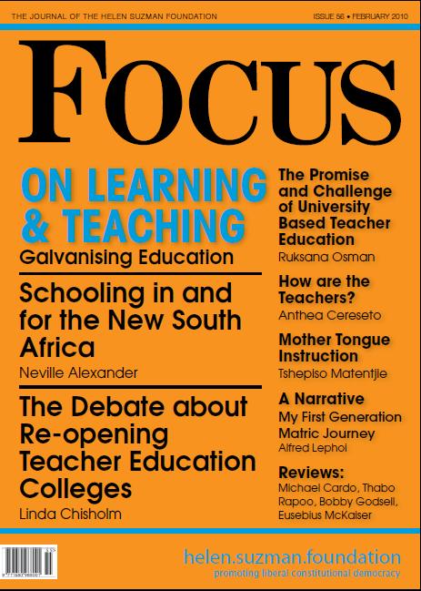 Focus 56 - February 2010 - On Learning and Teaching — Helen Suzman ...