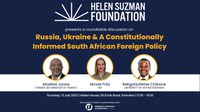 Russia, Ukraine & A Constitutionally Informed South African Foreign Policy